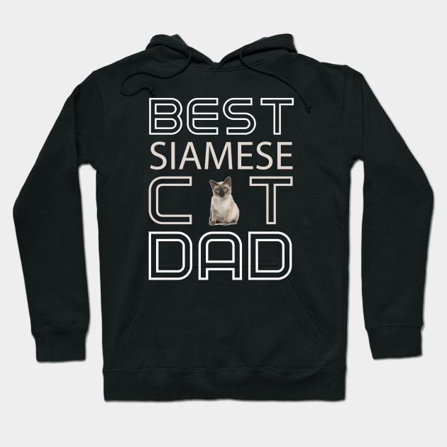 Best Siamese Cat Dad Hoodie by AmazighmanDesigns